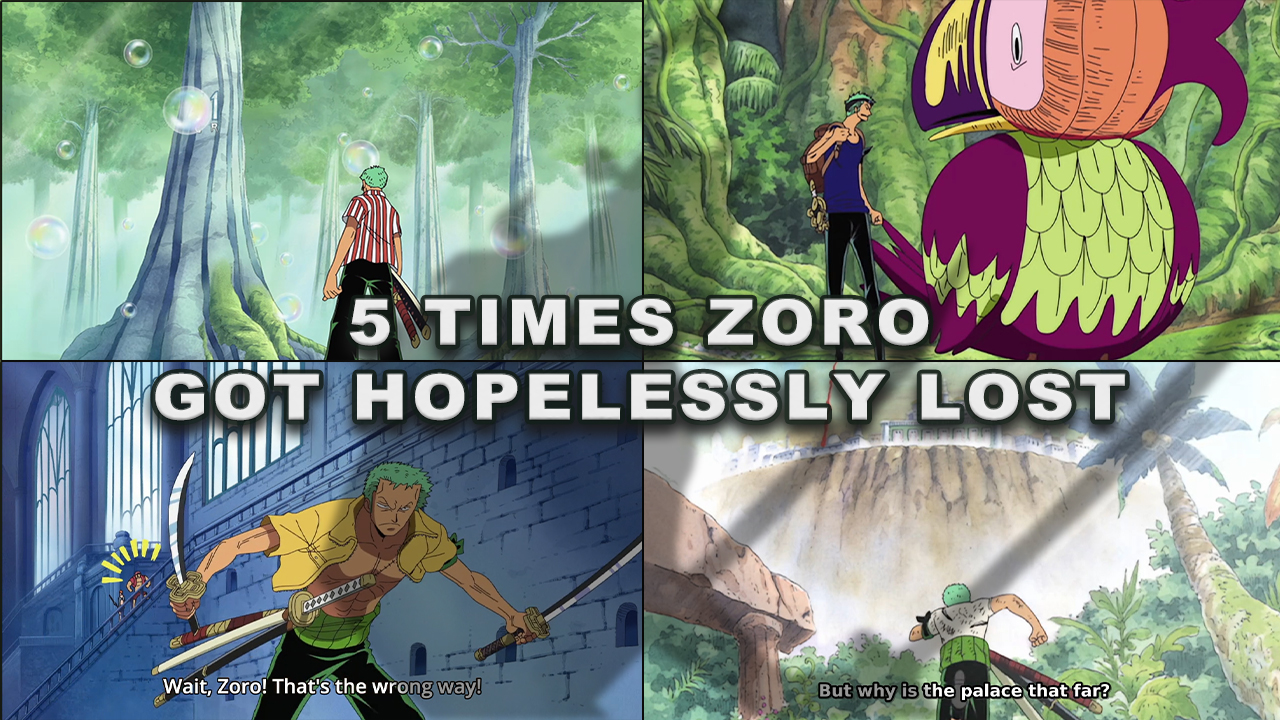 Here are five times Zoro got hopelessly lost. 